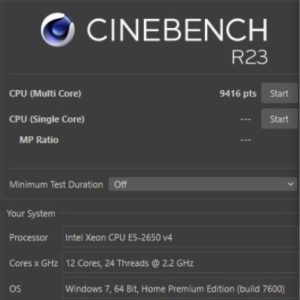 xeon e5 2650 v4 cinebench r23 1