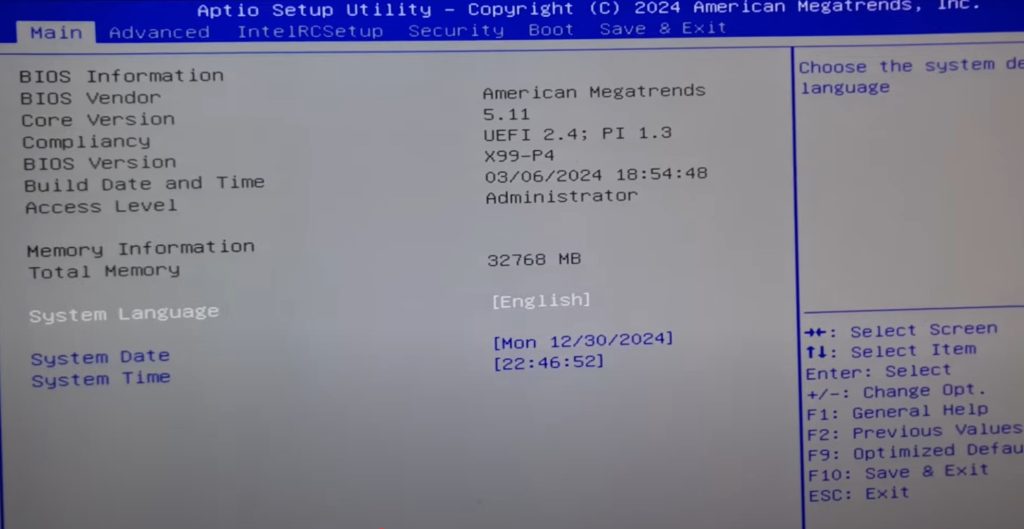 zsus x99 8d4 bios