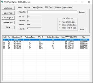 mmtool cpu patch