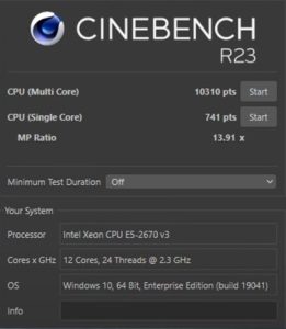 xeon e5 2670 v3 TBU cinebench r23 1 xeon e5 2670 v3 TBU cinebench r23 1