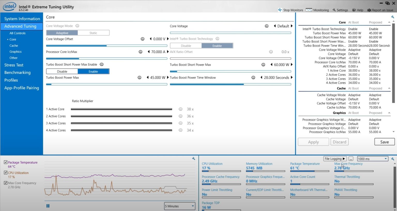 Intel XTU 6.5.2.40 – Legacy Intel Overclocking Software