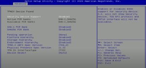 Qiyida X99 H9s bios tmp settings BIOS settings related to TPM on the X99 H9s