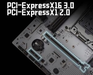 qiyda x99 d4 pcie ports Qiyida X99-D4 PCIe Gen3 x16 and x1 slots