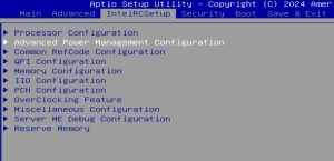 x99 bios advanced power management configuration