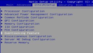 x99 bios overclocking feature