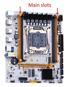 Qiyida X99 K9s ram main slots 1