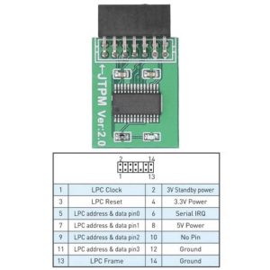 TPM2 0 MSI 14pin LPC module