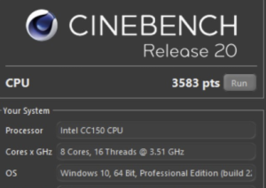 cc150 cinebench r20 1