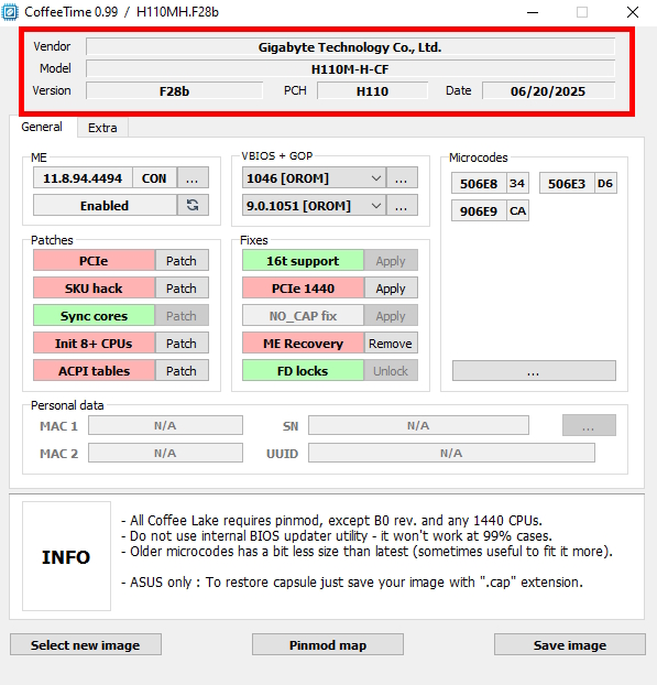 coffee time 0 99 interface board info coffee time 0 99 interface board info