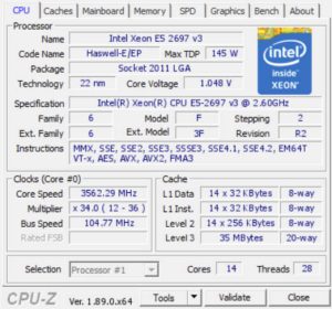 xeon e5 2697 v3 bclk overclock