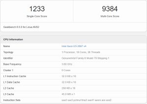 xeon e5 2697 v4 geekbench6