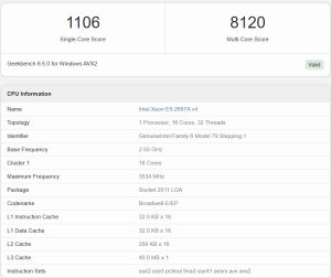 xeon e5 2697a geekbench6