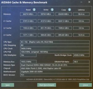 13gen mutant ddr aida64 ram benchmark