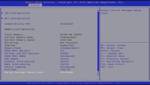 Interfaz de la BIOS de la Machinist X79 S7