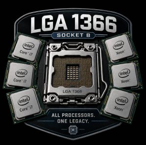 LGA1366 logo Intel LGA 1366 Logo