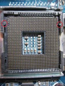 Removiendo pestañas del socket LGA 775
