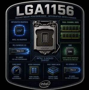 Intel LGA 1156 Socket Logo