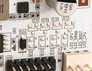 machinist b760 gt4 no led