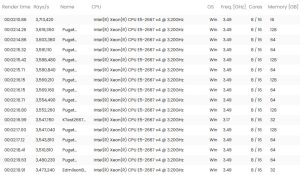 xeon e5 2667 v4 tbu corona bench result