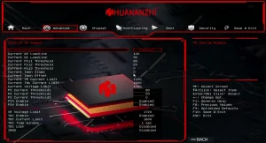 Huananzhi H610M-K UEFI BIOS main screen