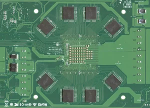 bc250 back side no radiator Back of the BC-250 board with the backplate over the GDDR6 memory