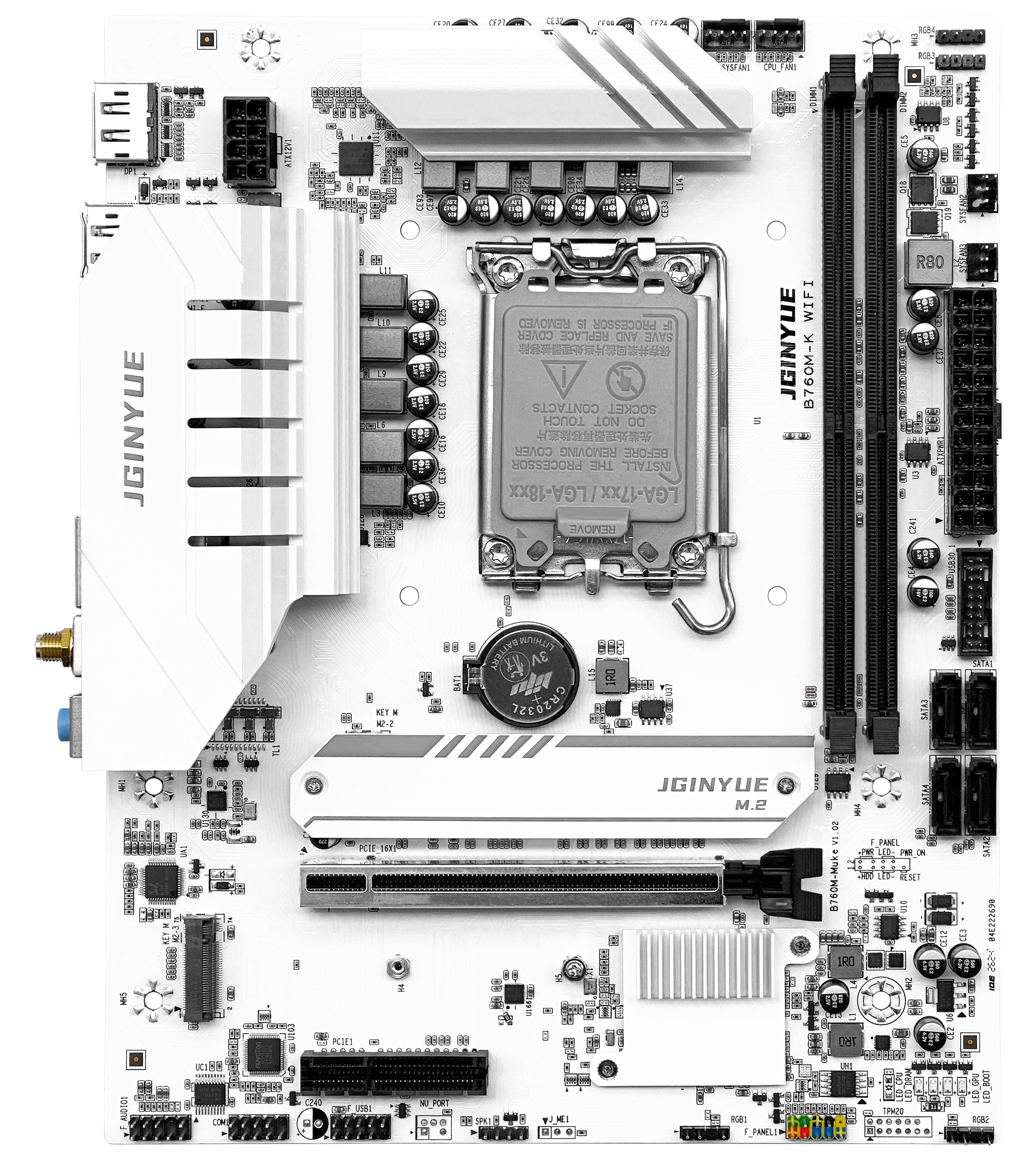 JGINYUE B760M-K WIFI