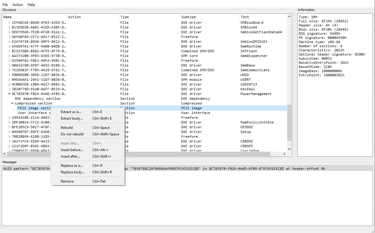 Replace body with the edited CPU file